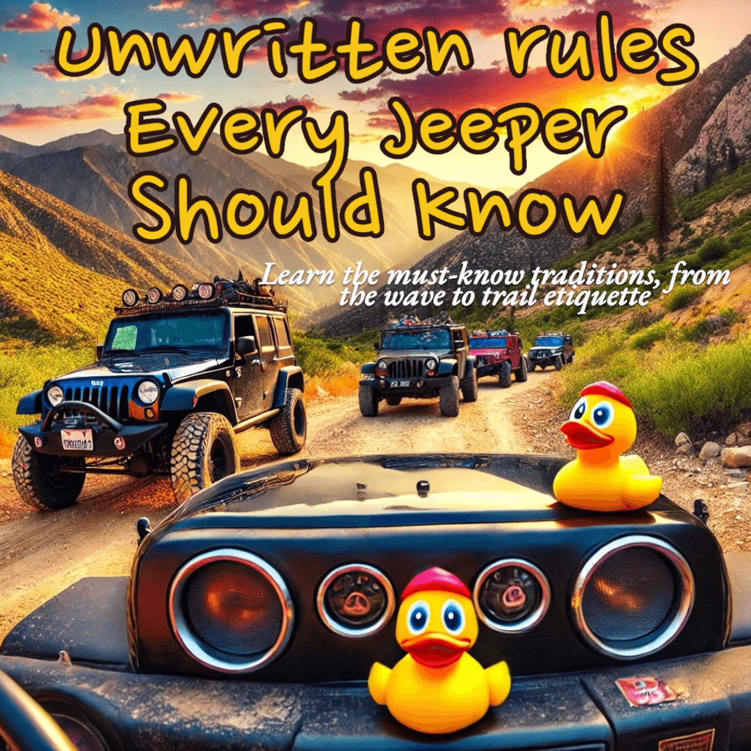 The Unwritten Rules of Jeeping Every Jeeper Should Know - myJeepDuck