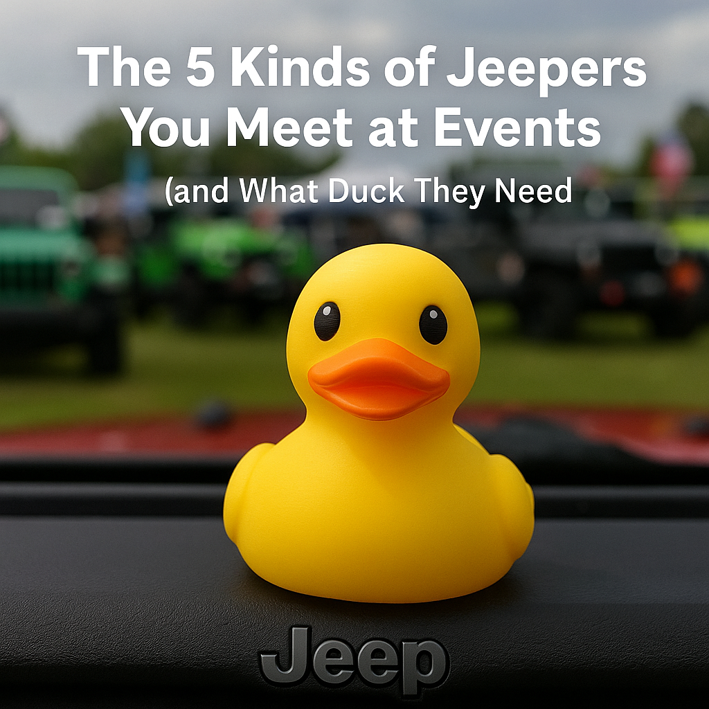🛻 The 5 Kinds of Jeepers You Meet at Events (and What Duck They Need)