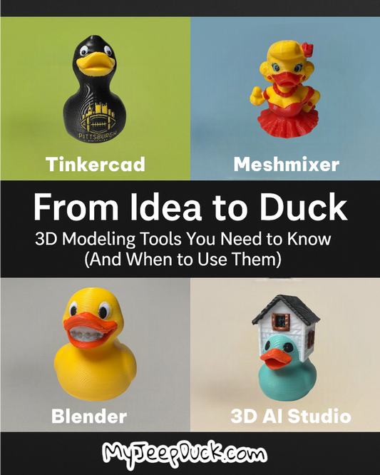 From Idea to Duck: 3D Modeling Tools You Need to Know (And When to Use Them)