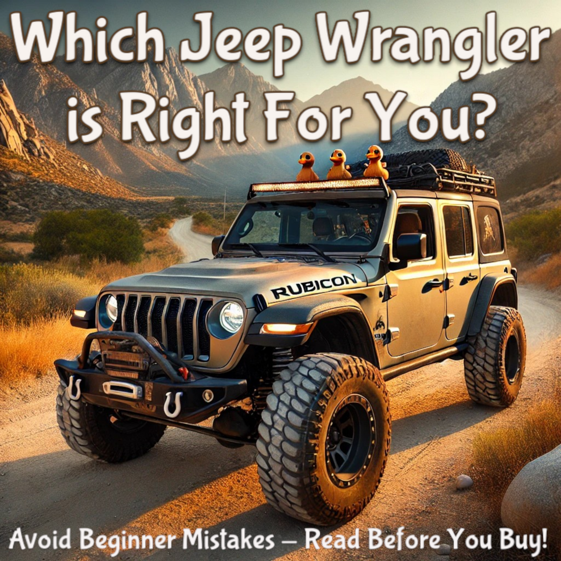 Choosing the Right Jeep Wrangler: What I Wish I Knew When I Started - myJeepDuck