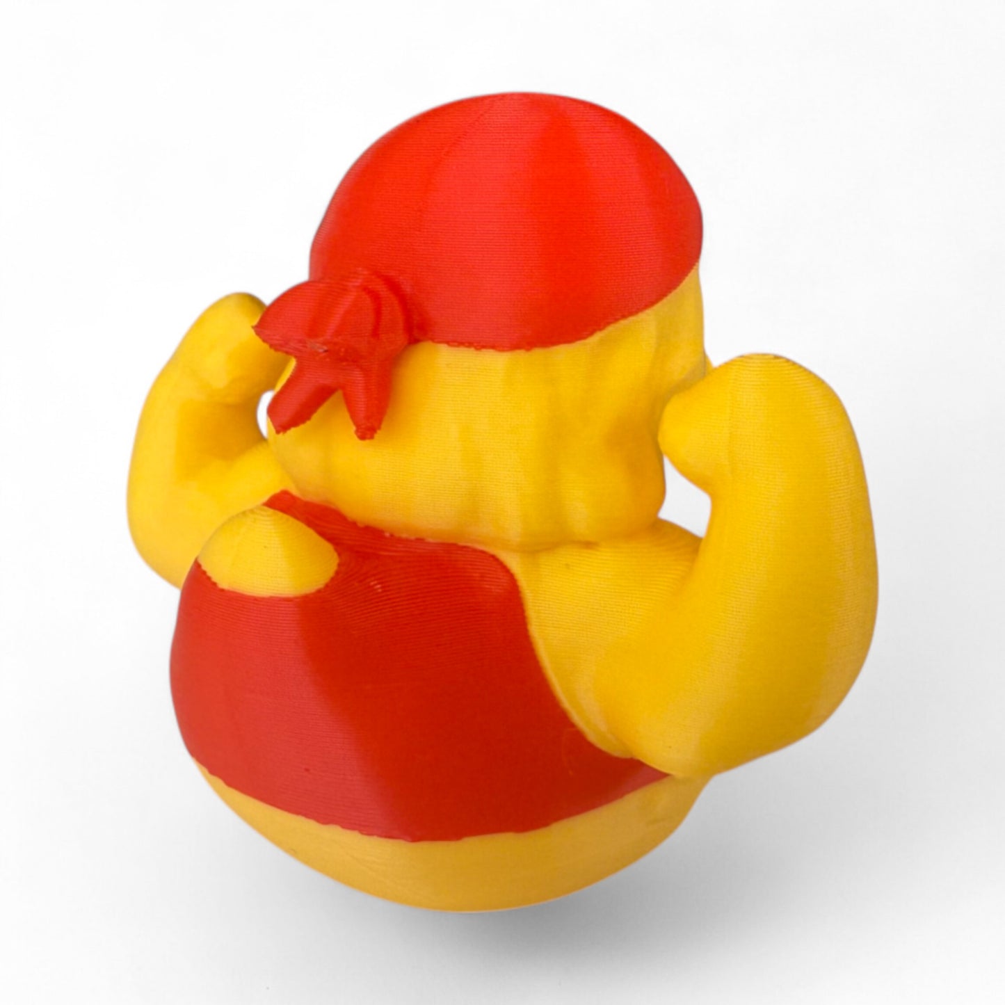 80s Wrestler Duck – Retro Bandana Duck for Wrestling Fans & Collectors 3D-Printed Duck - Jeep Accessory - Rubber Duck - Great for ducking