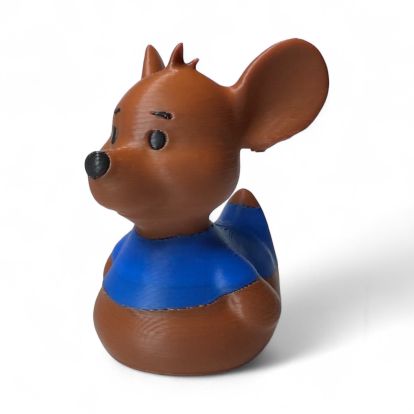 Baby Kangaroo Duck – Pouch-Sized Cuteness in a Blue Tee 3D-Printed Duck - Jeep Accessory - Rubber Duck - Great for ducking