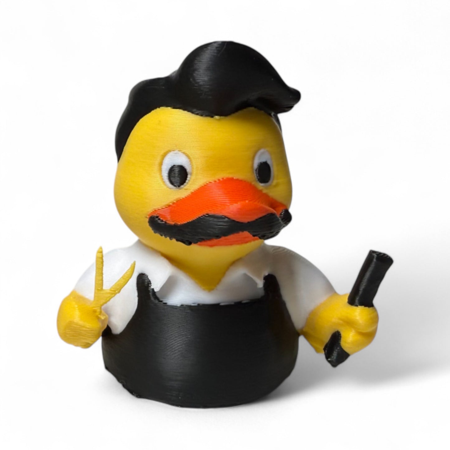 Barber Duck – Hair Stylist & Barber Shop Rubber Duck Collectible 3D-Printed Duck - Jeep Accessory - Rubber Duck - Great for ducking