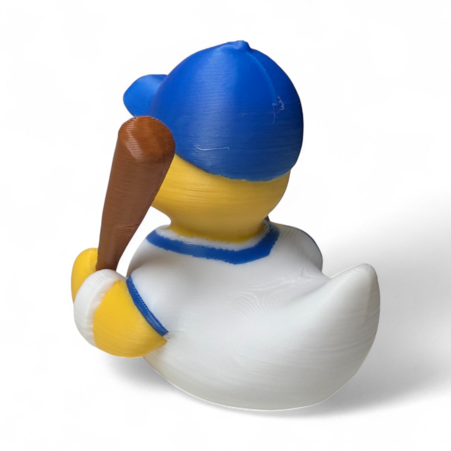 Baseball Duck – 3D-Printed Sports Duck with Cap, Glove & Home Run Attitude for Vehicle Dashboard 3D-Printed Duck - Jeep Accessory - Rubber Duck - Great for ducking