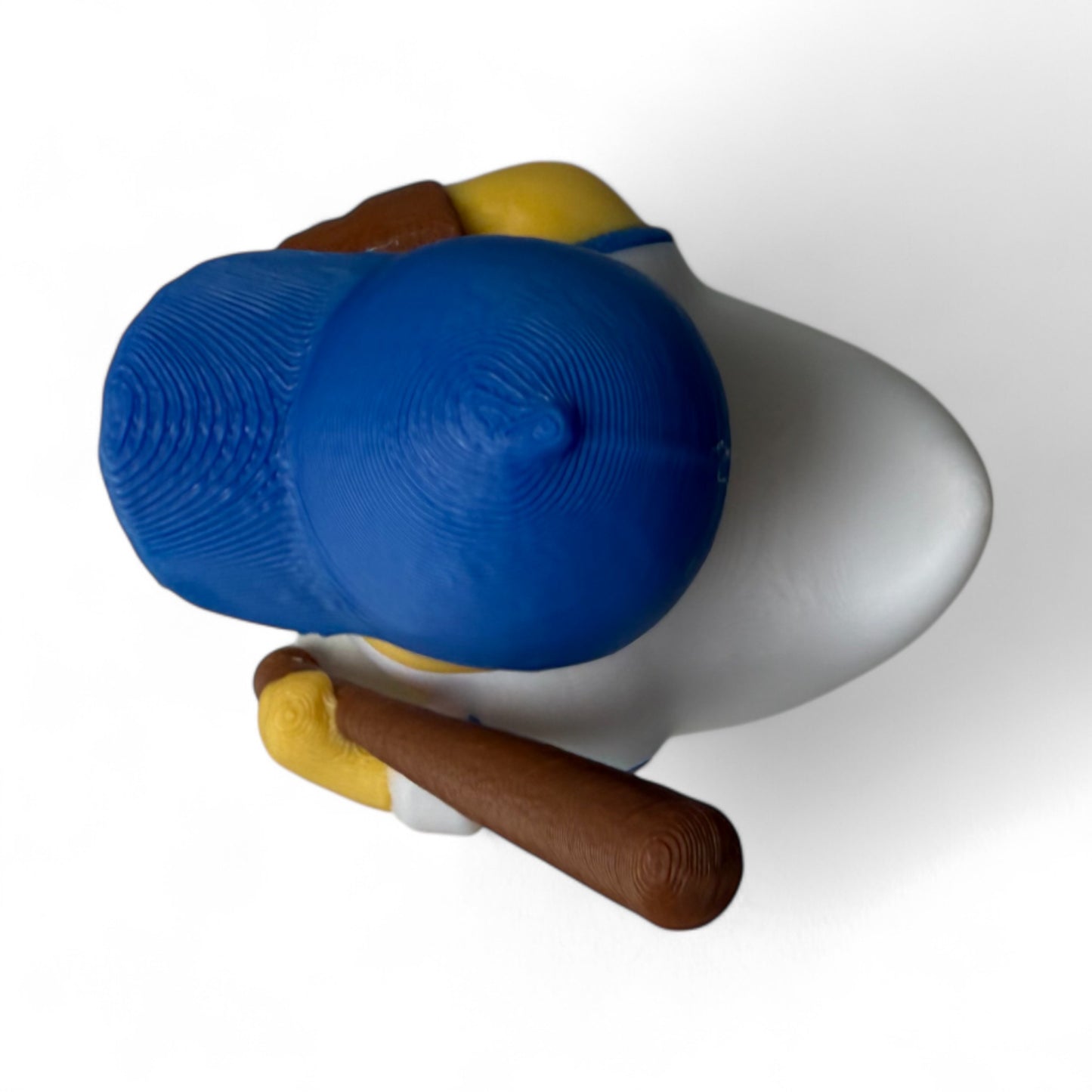 Baseball Duck – 3D-Printed Sports Duck with Cap, Glove & Home Run Attitude for Vehicle Dashboard 3D-Printed Duck - Jeep Accessory - Rubber Duck - Great for ducking