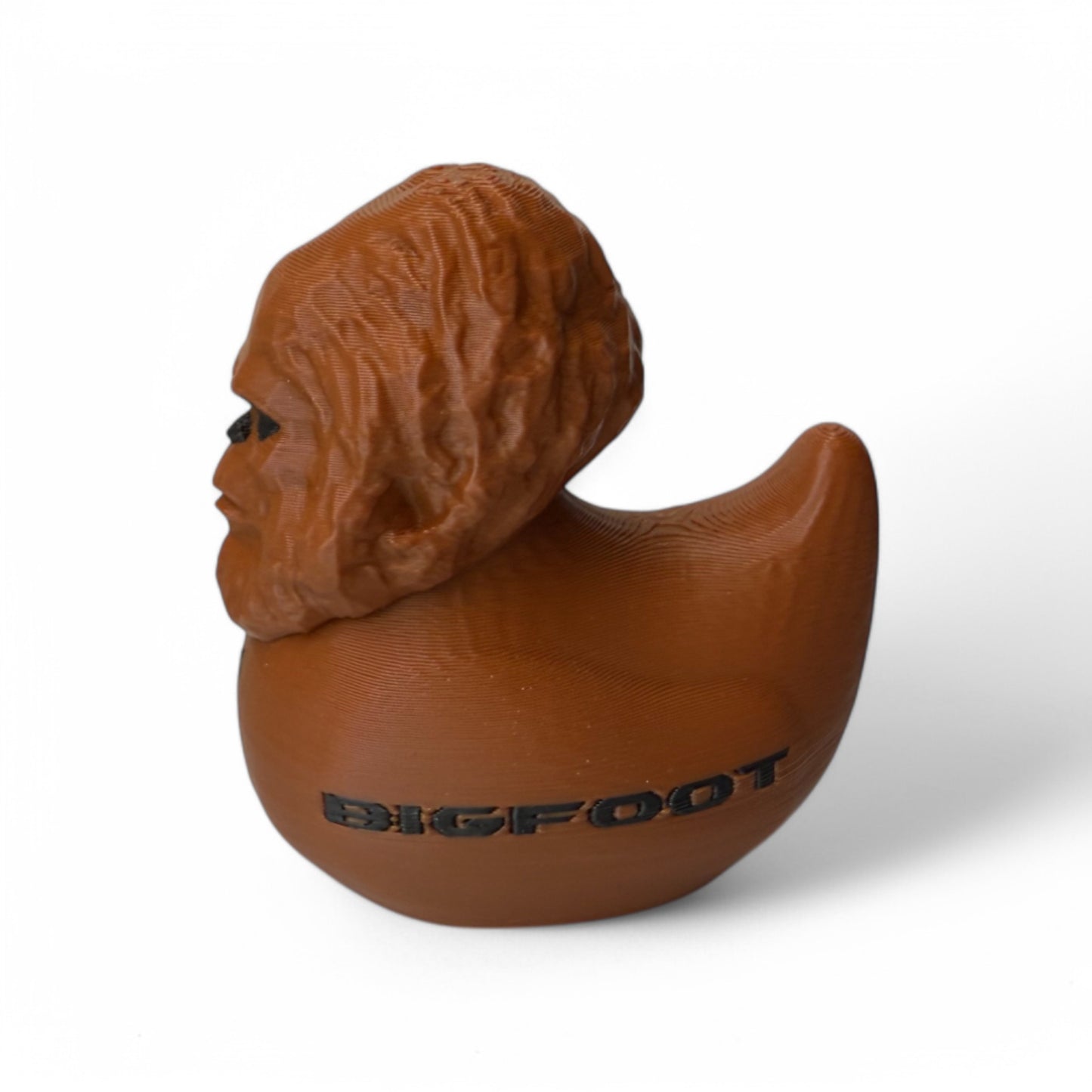 Bigfoot Duck – 3D-Printed Forest Duck with Sasquatch Style & Mystery Vibes 3D-Printed Duck - Jeep Accessory - Rubber Duck - Great for ducking