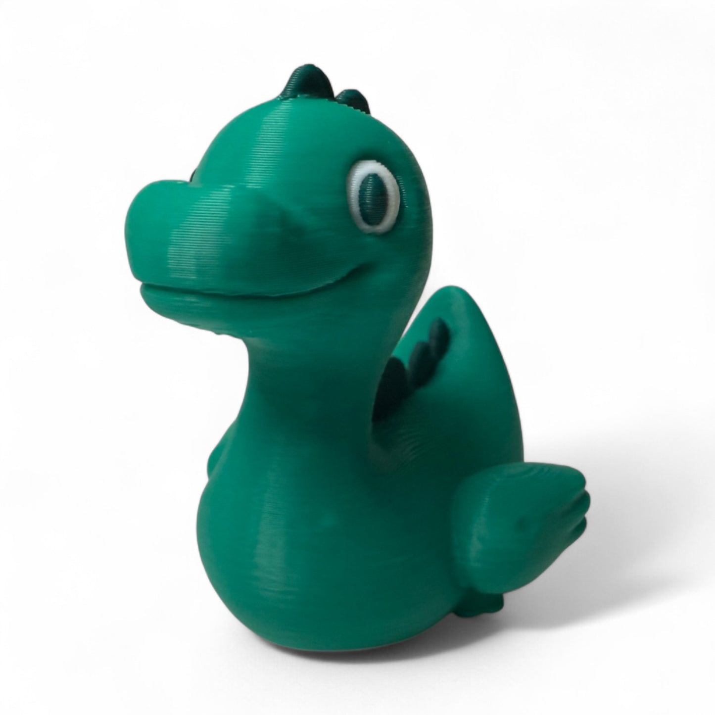Billy the Brontosaurus Duck – 3D-Printed Dinosaur Duck with Long Neck & Jurassic Charm 3D-Printed Duck - Jeep Accessory - Rubber Duck - Great for ducking