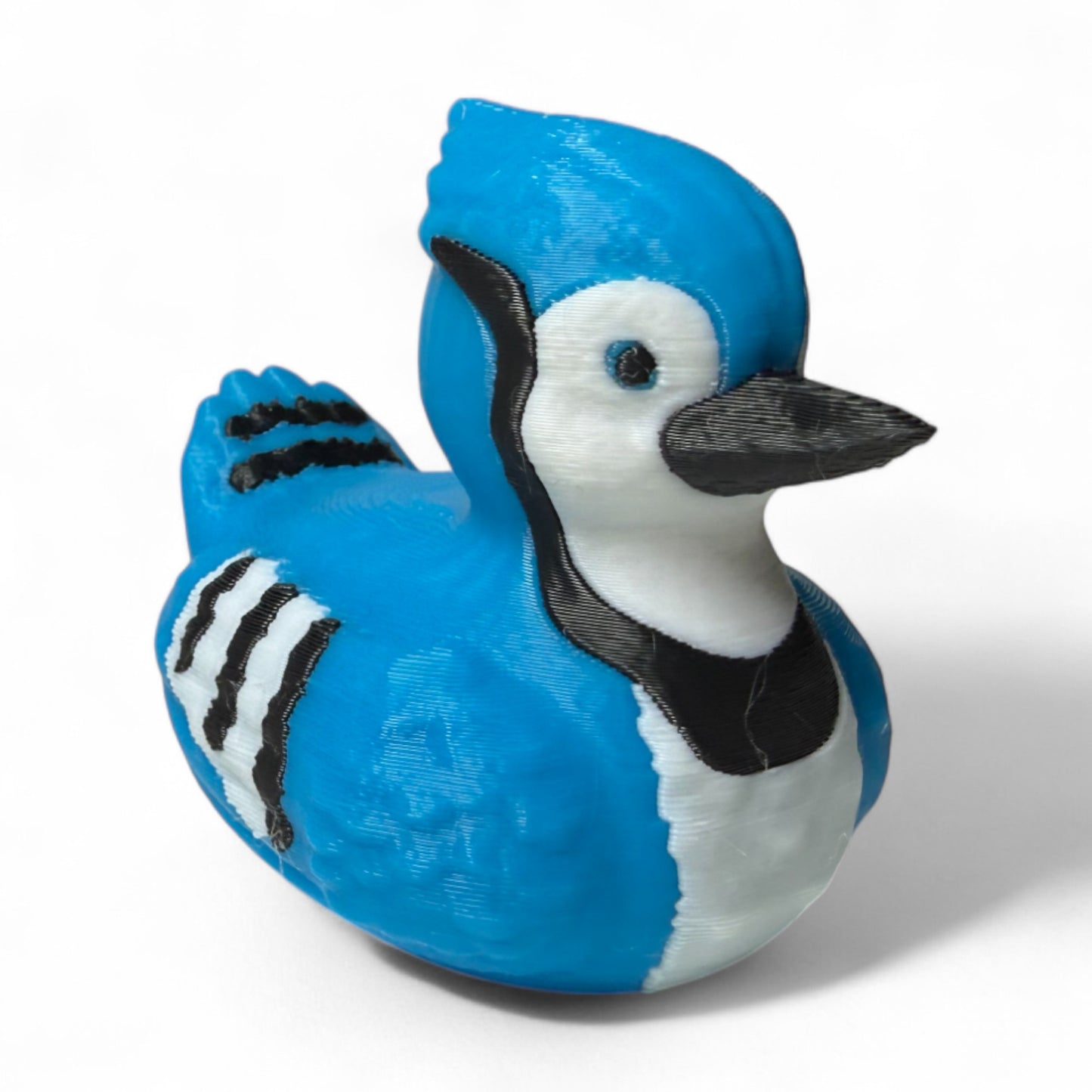 Blue Jay Duck – Bird-Inspired Dashboard Buddy and Nature Gift for Jeep Lovers 3D-Printed Duck - Jeep Accessory - Rubber Duck - Great for ducking