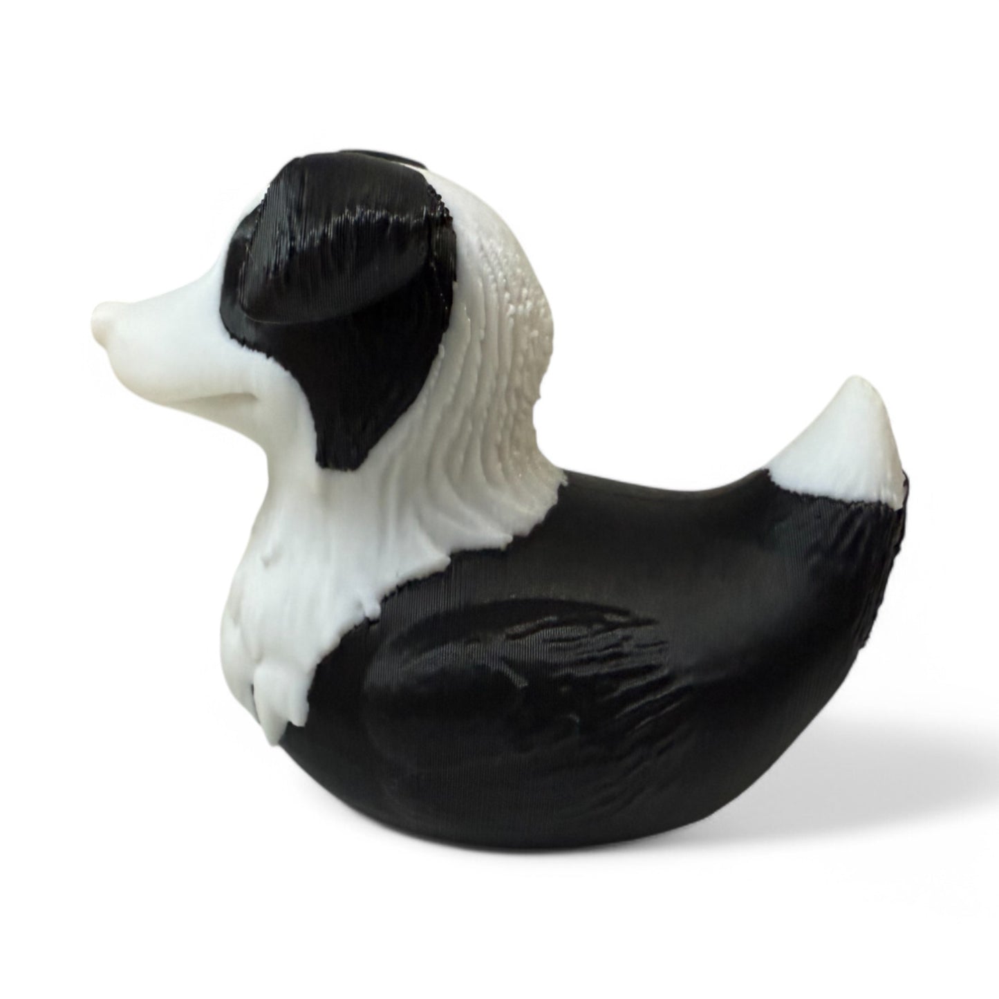 Border Collie Duck – 3D-Printed Energetic & Intelligent Dog Duck Collectible 3D-Printed Duck - Jeep Accessory - Rubber Duck - Great for ducking