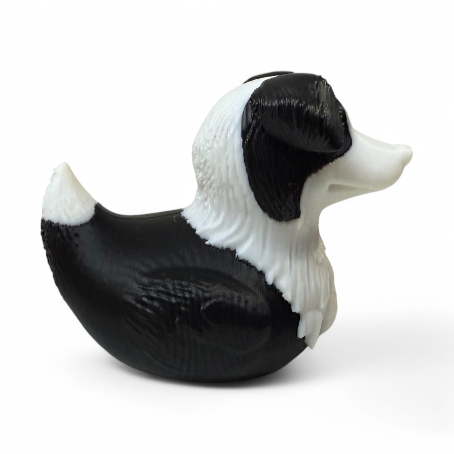 Border Collie Duck – 3D-Printed Energetic & Intelligent Dog Duck Collectible 3D-Printed Duck - Jeep Accessory - Rubber Duck - Great for ducking