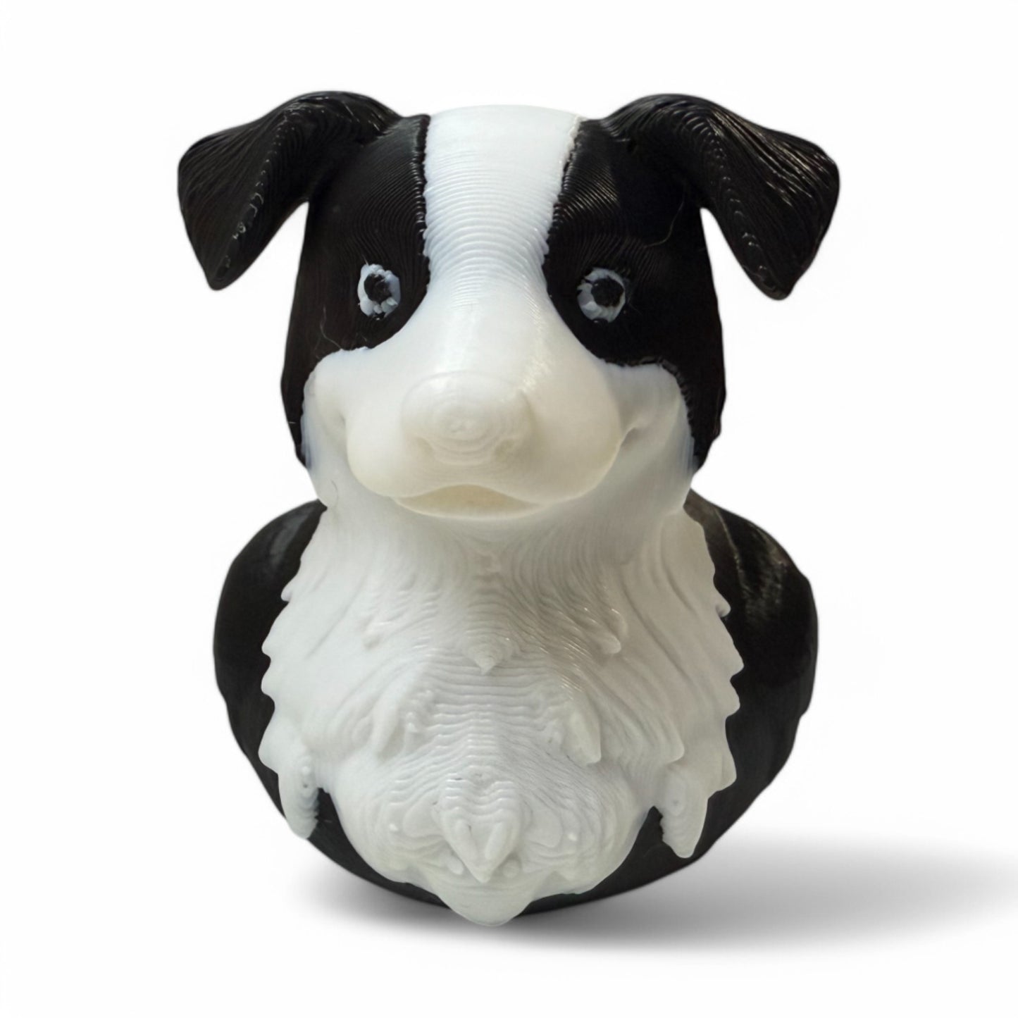 Border Collie Duck – 3D-Printed Energetic & Intelligent Dog Duck Collectible 3D-Printed Duck - Jeep Accessory - Rubber Duck - Great for ducking