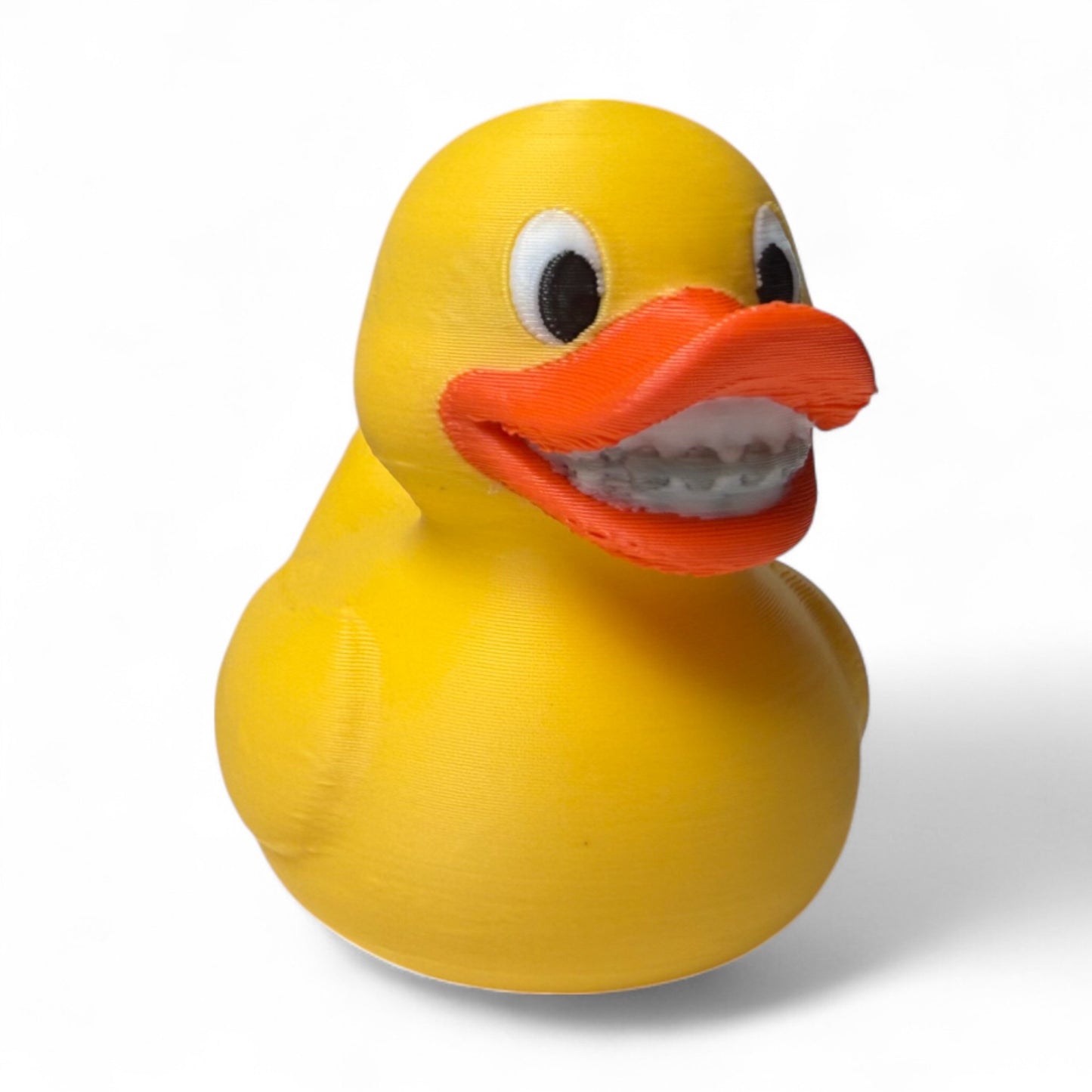 Braces Duck – A Smile-Filled Duck for Orthodontists, Kids & Dental Fans 3D-Printed Duck - Jeep Accessory - Rubber Duck - Great for ducking