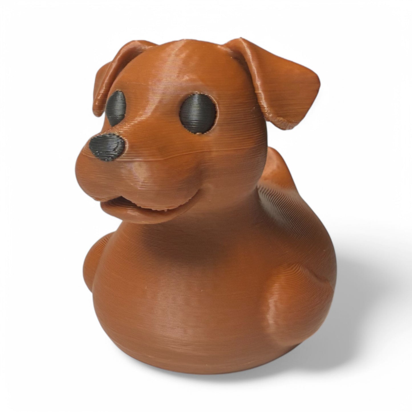 Brown Lab Pitbull Duck – Dog Duck Collectible with Loyal Pup Energy & Big-Hearted Charm 3D-Printed Duck - Jeep Accessory - Rubber Duck - Great for ducking