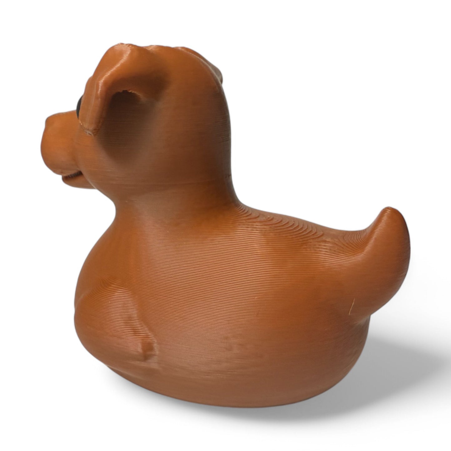 Brown Lab Pitbull Duck – Dog Duck Collectible with Loyal Pup Energy & Big-Hearted Charm 3D-Printed Duck - Jeep Accessory - Rubber Duck - Great for ducking