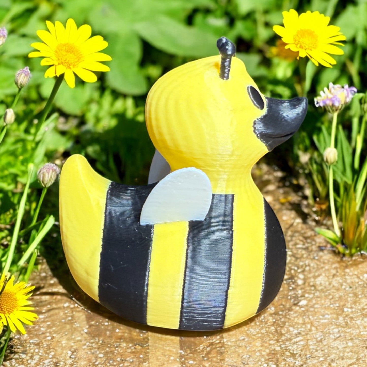 Bumblebee Duck 3D-Printed Duck - Jeep Accessory - Rubber Duck - Great for ducking