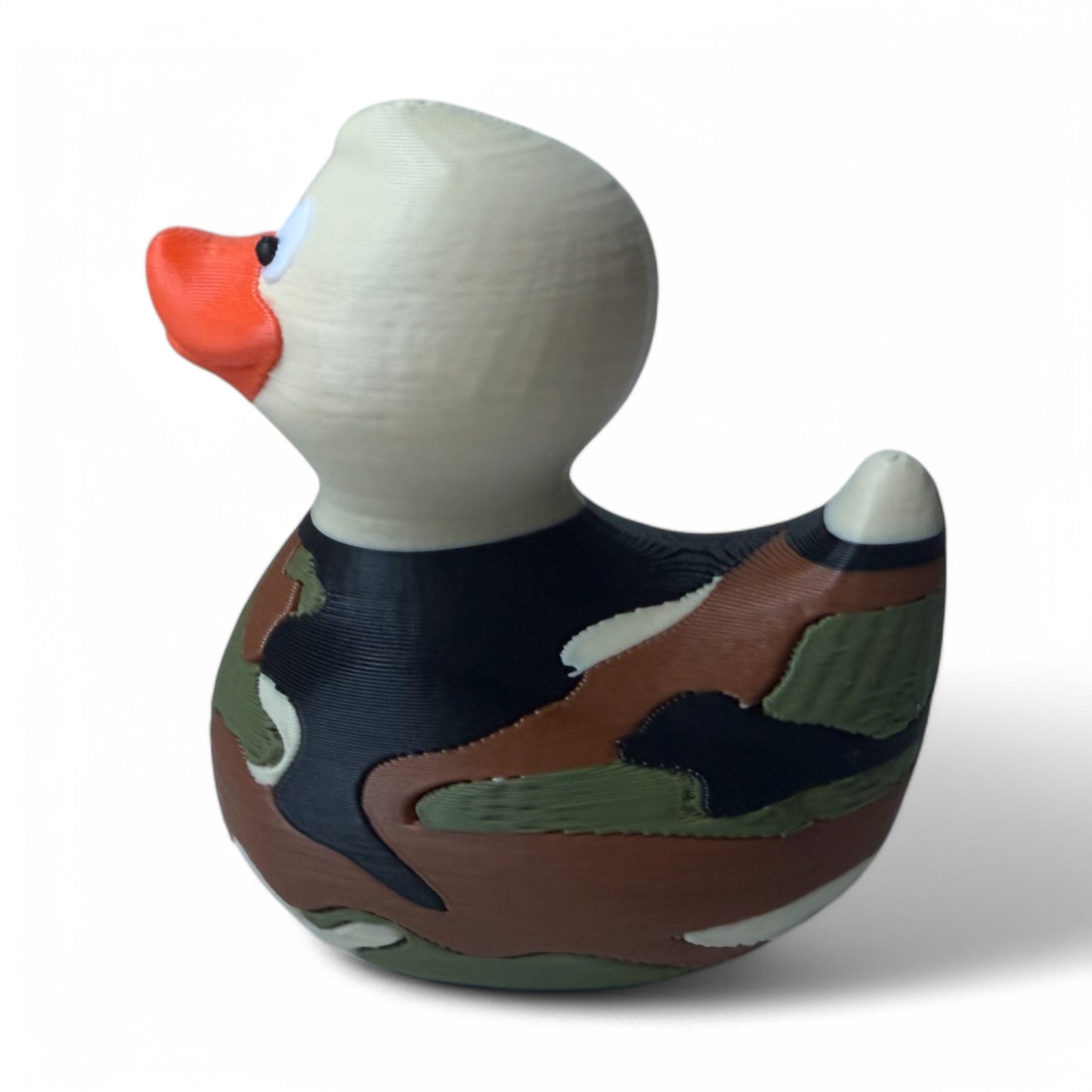 Camo Army Duck 3D-Printed Duck - Jeep Accessory - Rubber Duck - Great for ducking