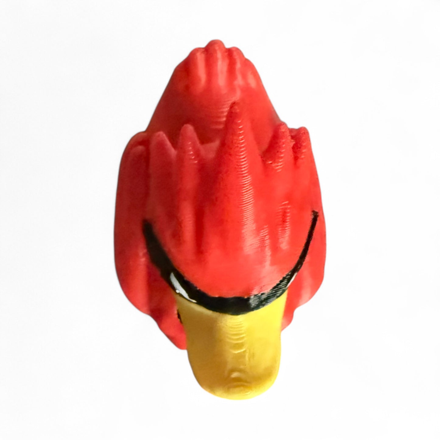 Cardinal Duck – 3D-Printed Bright Red Duck Inspired by the Northern Cardinal 3D-Printed Duck - Jeep Accessory - Rubber Duck - Great for ducking