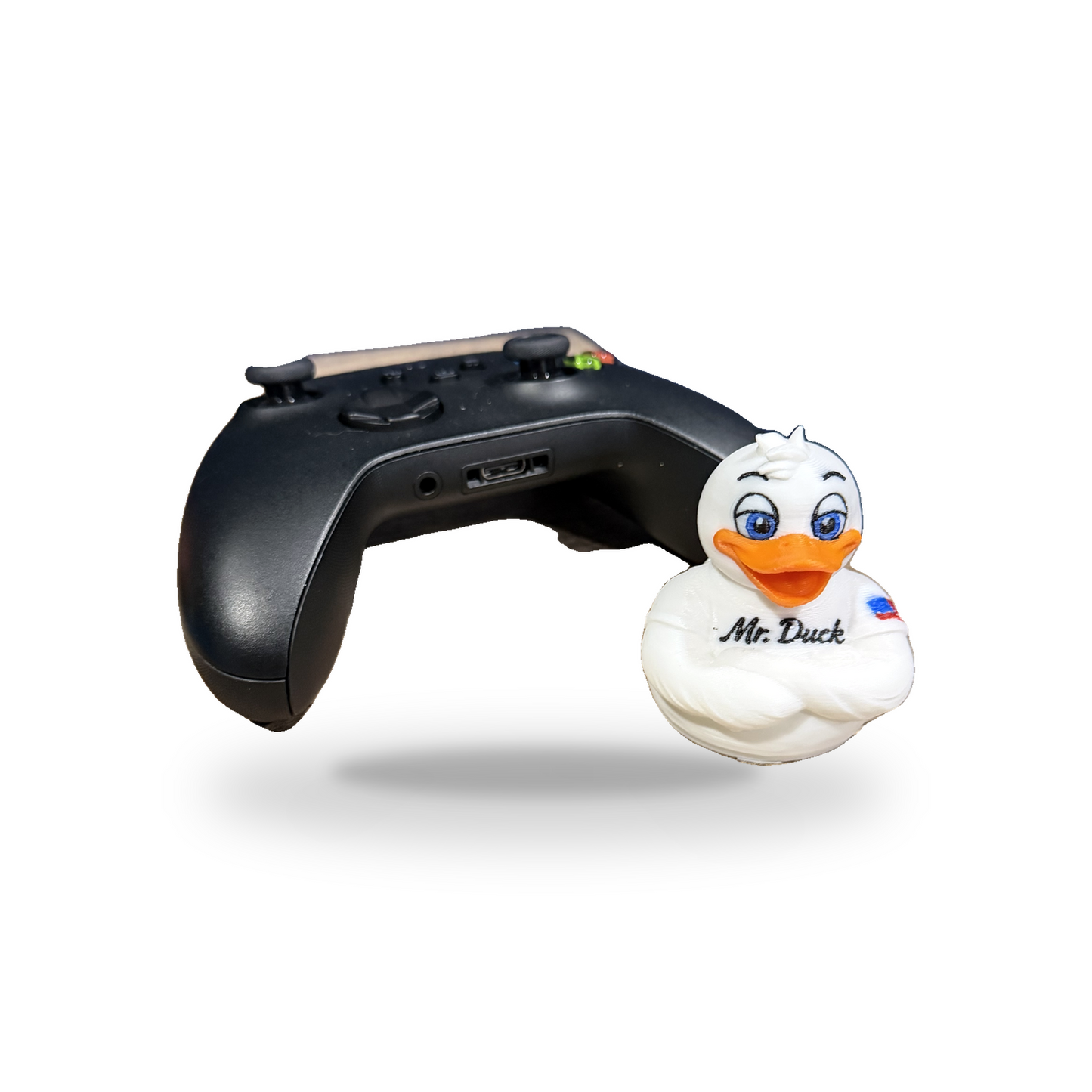 Cleaning Duck Figurine - 3D Printed Collectible Desk and Dashboard Decor Gift 3D-Printed Duck - Jeep Accessory - Rubber Duck - Great for ducking