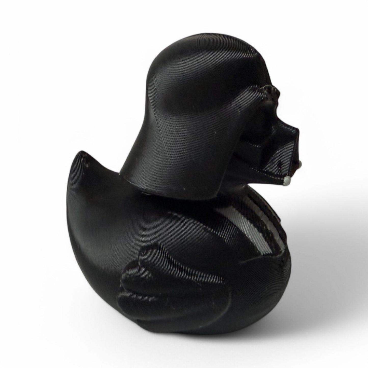 Dark Quack – 3D-Printed Duck Collectible with Mask, Cape & Galactic Power 3D-Printed Duck - Jeep Accessory - Rubber Duck - Great for ducking