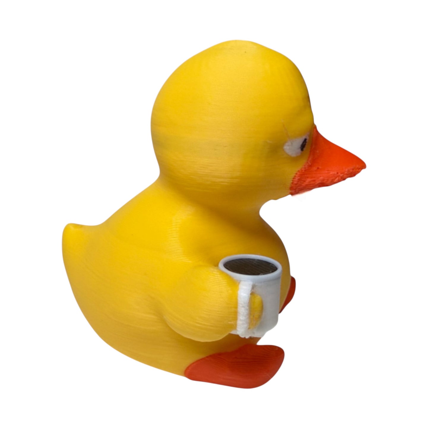 Dead Inside Duck – Coffee Mug Duck for Burnt-Out Adults | Gag Gift | Practical Joke 3D-Printed Duck - Jeep Accessory - Rubber Duck - Great for ducking