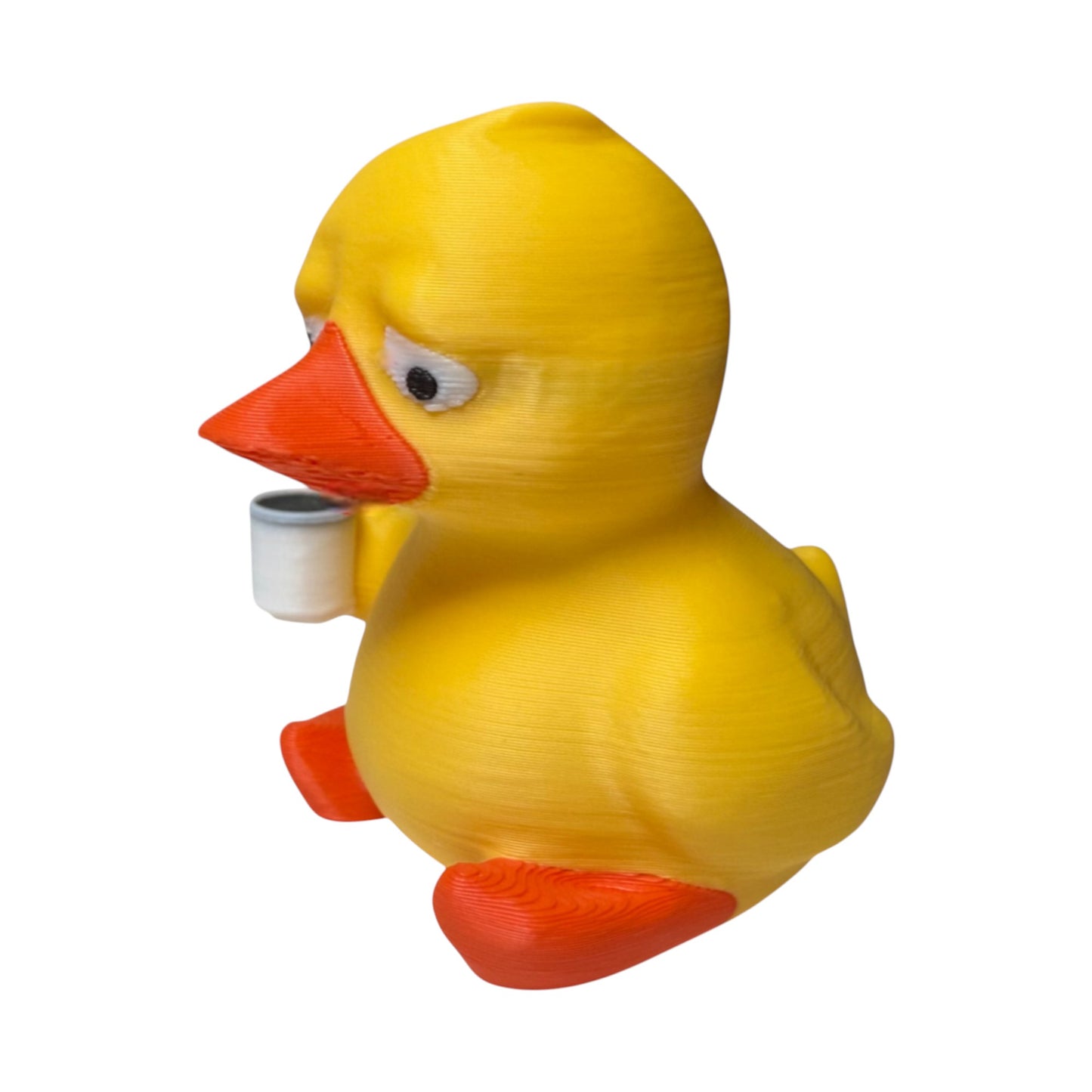 Dead Inside Duck – Coffee Mug Duck for Burnt-Out Adults | Gag Gift | Practical Joke 3D-Printed Duck - Jeep Accessory - Rubber Duck - Great for ducking