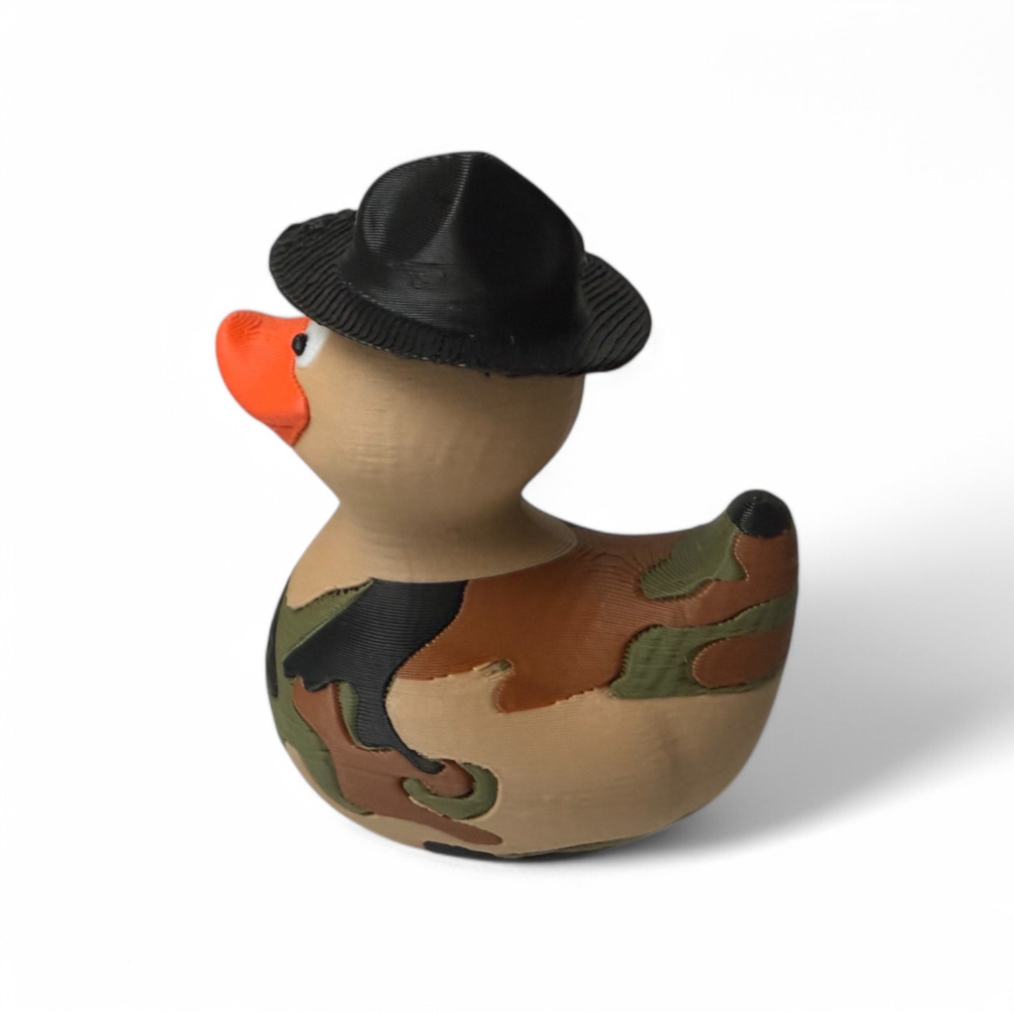 Drill Sergeant Army Duck 3D-Printed Duck - Jeep Accessory - Rubber Duck - Great for ducking