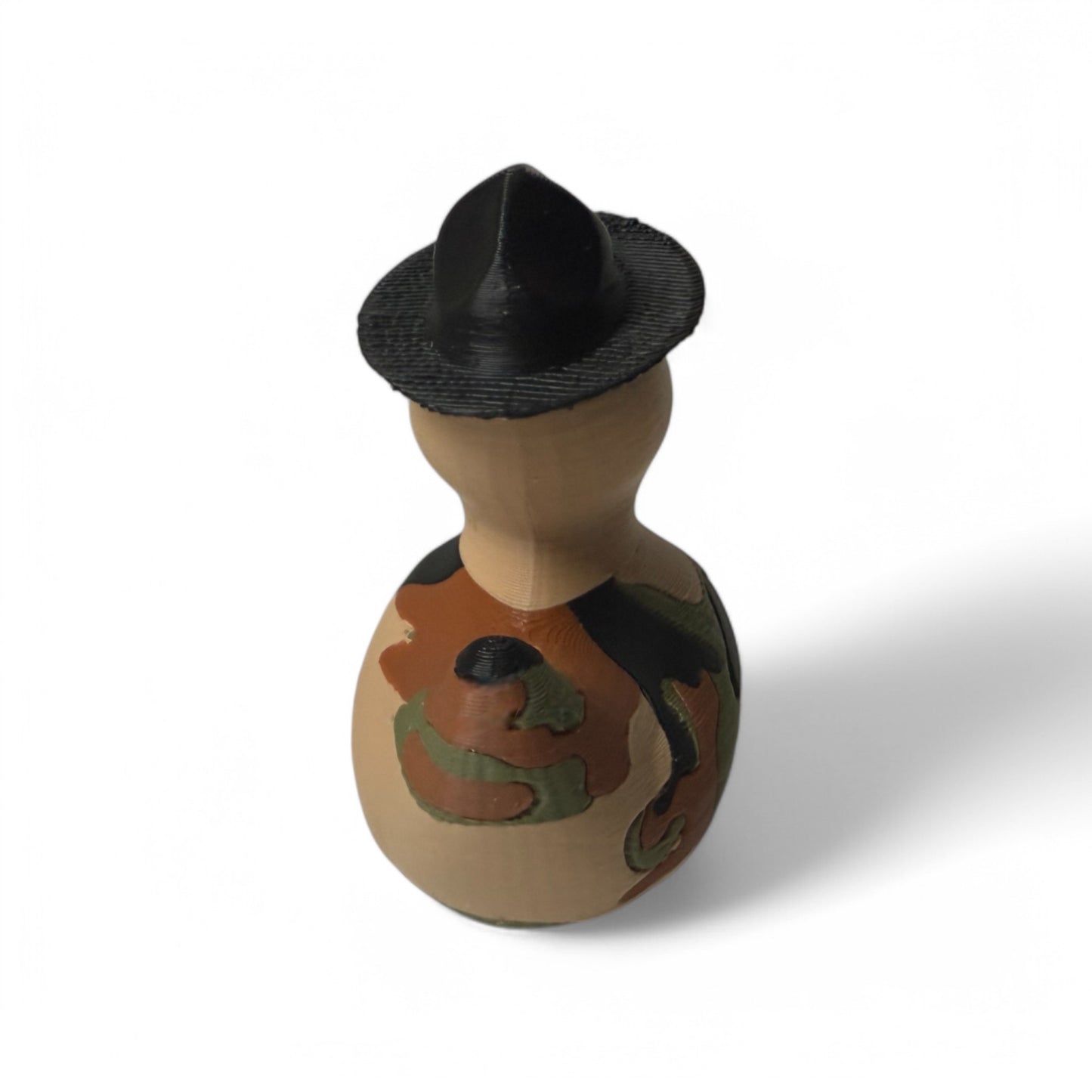 Drill Sergeant Army Duck 3D-Printed Duck - Jeep Accessory - Rubber Duck - Great for ducking