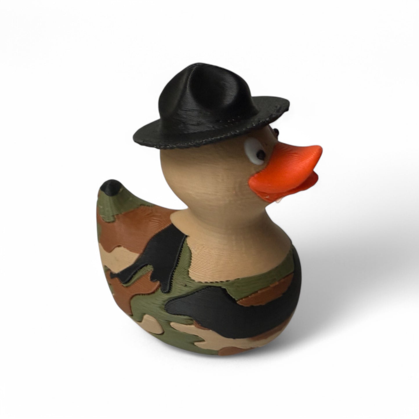 Drill Sergeant Army Duck 3D-Printed Duck - Jeep Accessory - Rubber Duck - Great for ducking