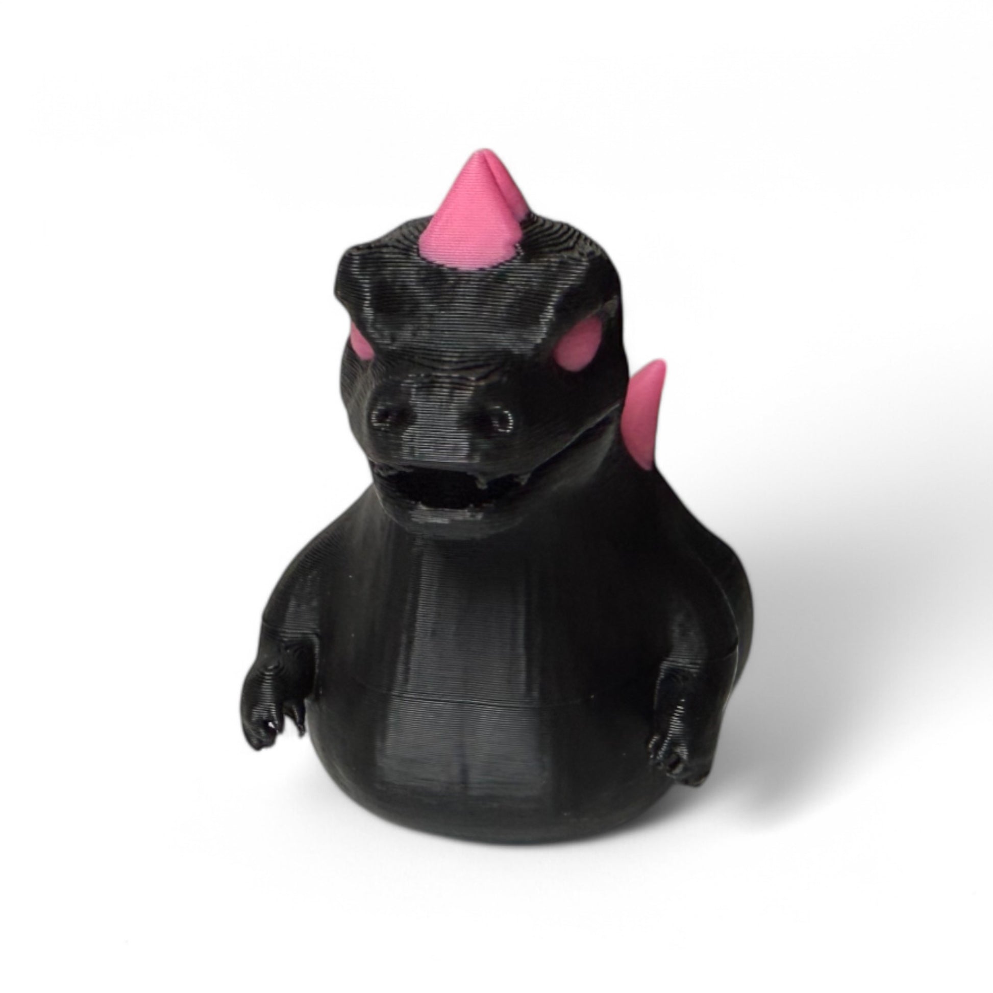 Duckzilla Monster Duck – 3D-Printed Giant Duck with Spikes, Roar & Destruction Vibes 3D-Printed Duck - Jeep Accessory - Rubber Duck - Great for ducking