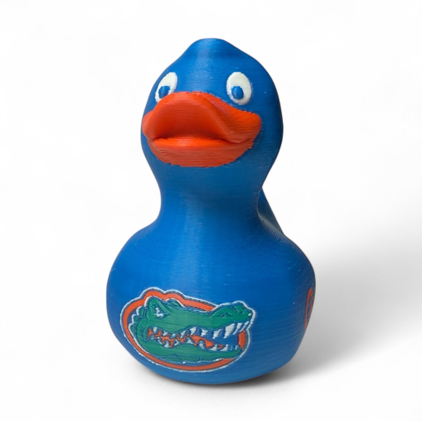 Florida Gators Duck – Official 3D-Printed Duck in Bold Orange & Blue Gator Spirit 3D-Printed Duck - Jeep Accessory - Rubber Duck - Great for ducking