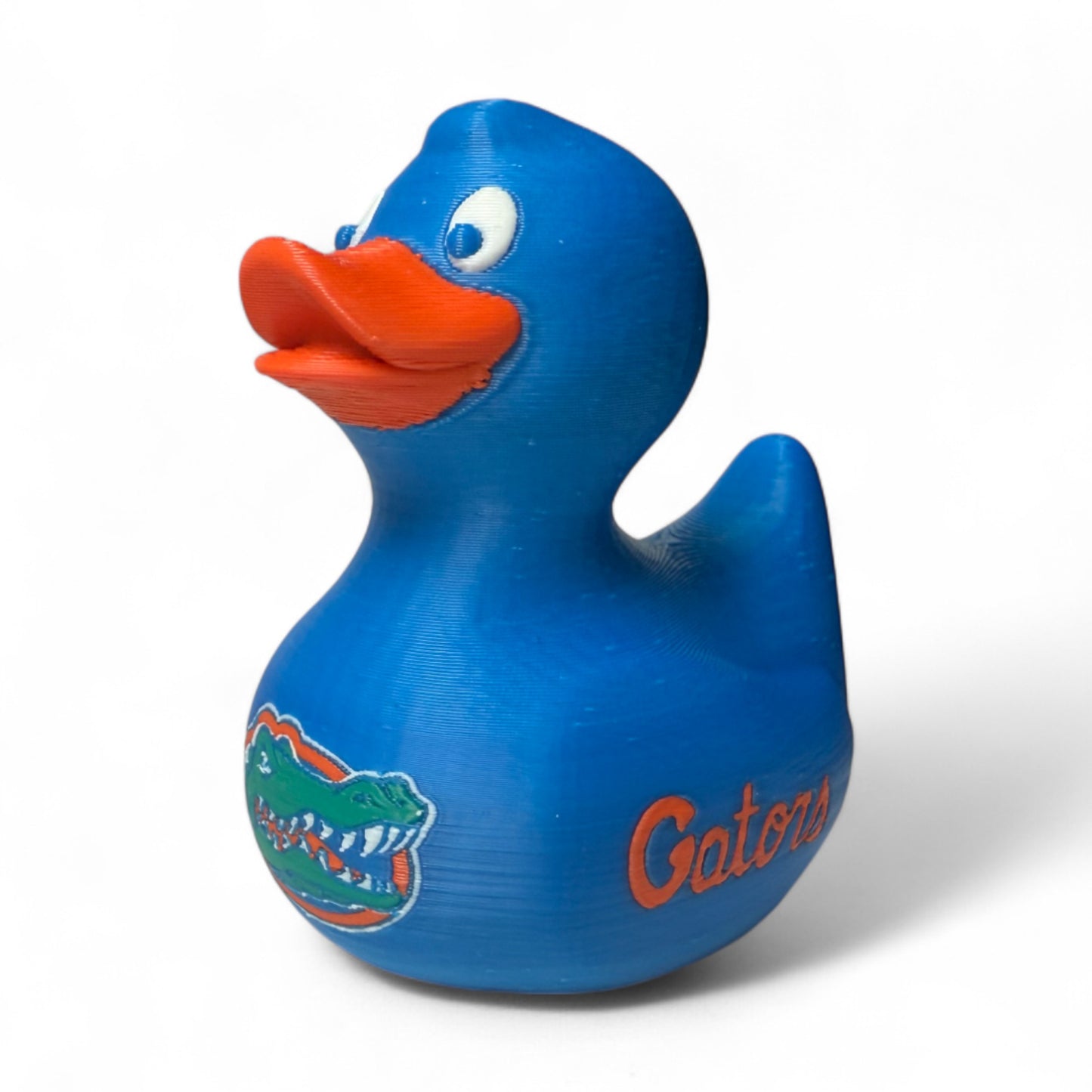 Florida Gators Duck – Official 3D-Printed Duck in Bold Orange & Blue Gator Spirit 3D-Printed Duck - Jeep Accessory - Rubber Duck - Great for ducking