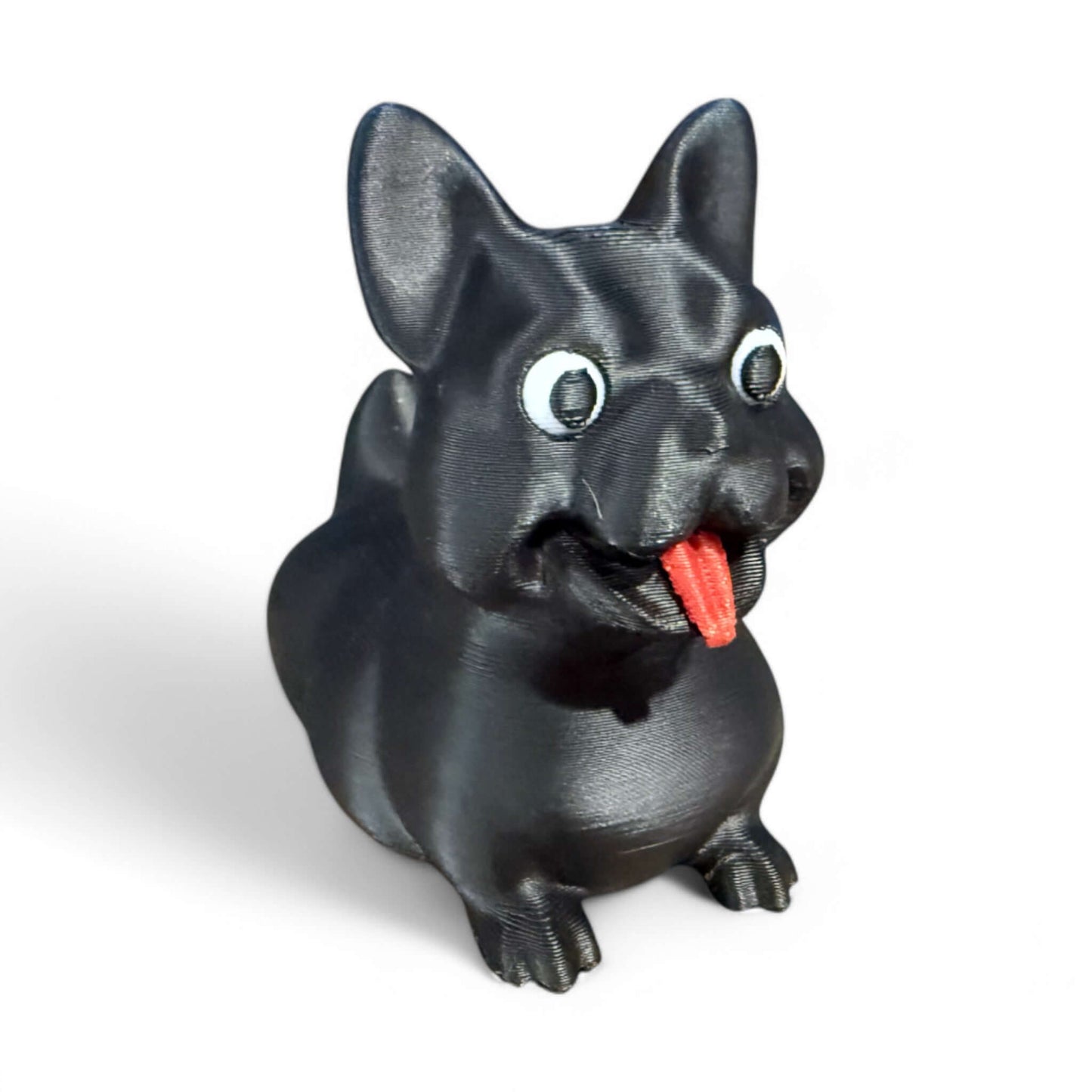 Frankie the French Bulldog Duck – 3D-Printed Frenchie Duck Toy 3D-Printed Duck - Jeep Accessory - Rubber Duck - Great for ducking