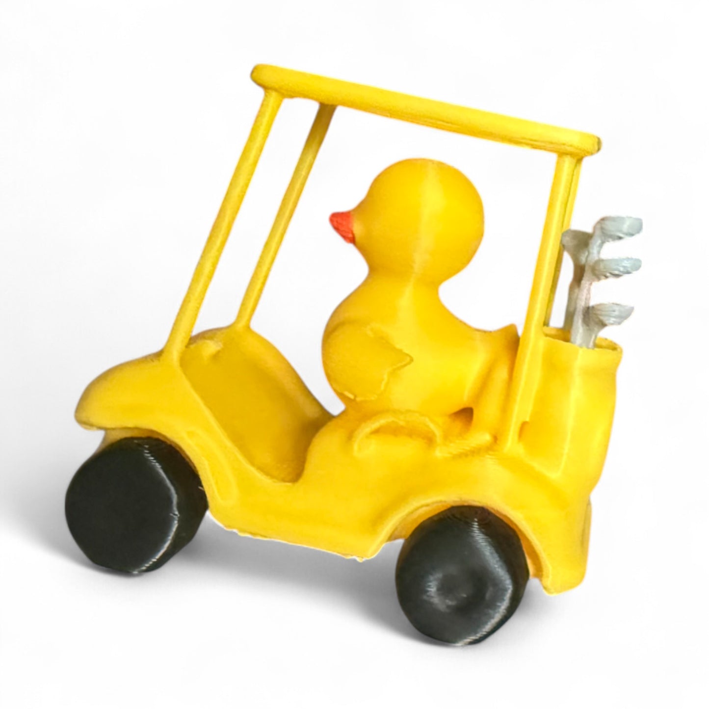 Golf Cart Duck – Funny 3D Printed Duck for Golfers & Jeep Ducking 3D-Printed Duck - Jeep Accessory - Rubber Duck - Great for ducking