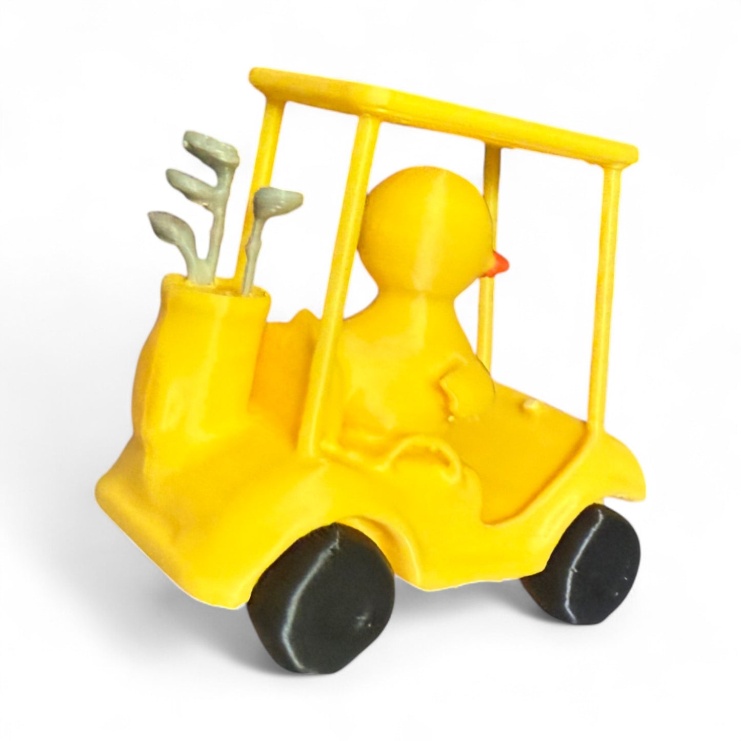 Golf Cart Duck – Funny 3D Printed Duck for Golfers & Jeep Ducking 3D-Printed Duck - Jeep Accessory - Rubber Duck - Great for ducking