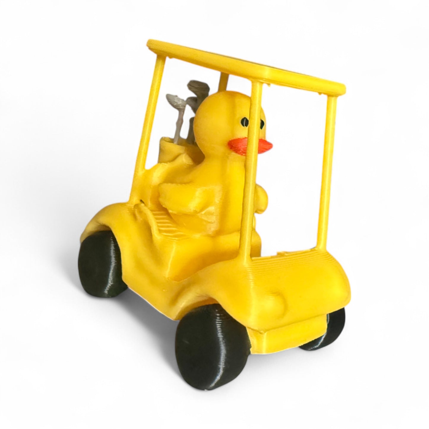 Golf Cart Duck – Funny 3D Printed Duck for Golfers & Jeep Ducking 3D-Printed Duck - Jeep Accessory - Rubber Duck - Great for ducking