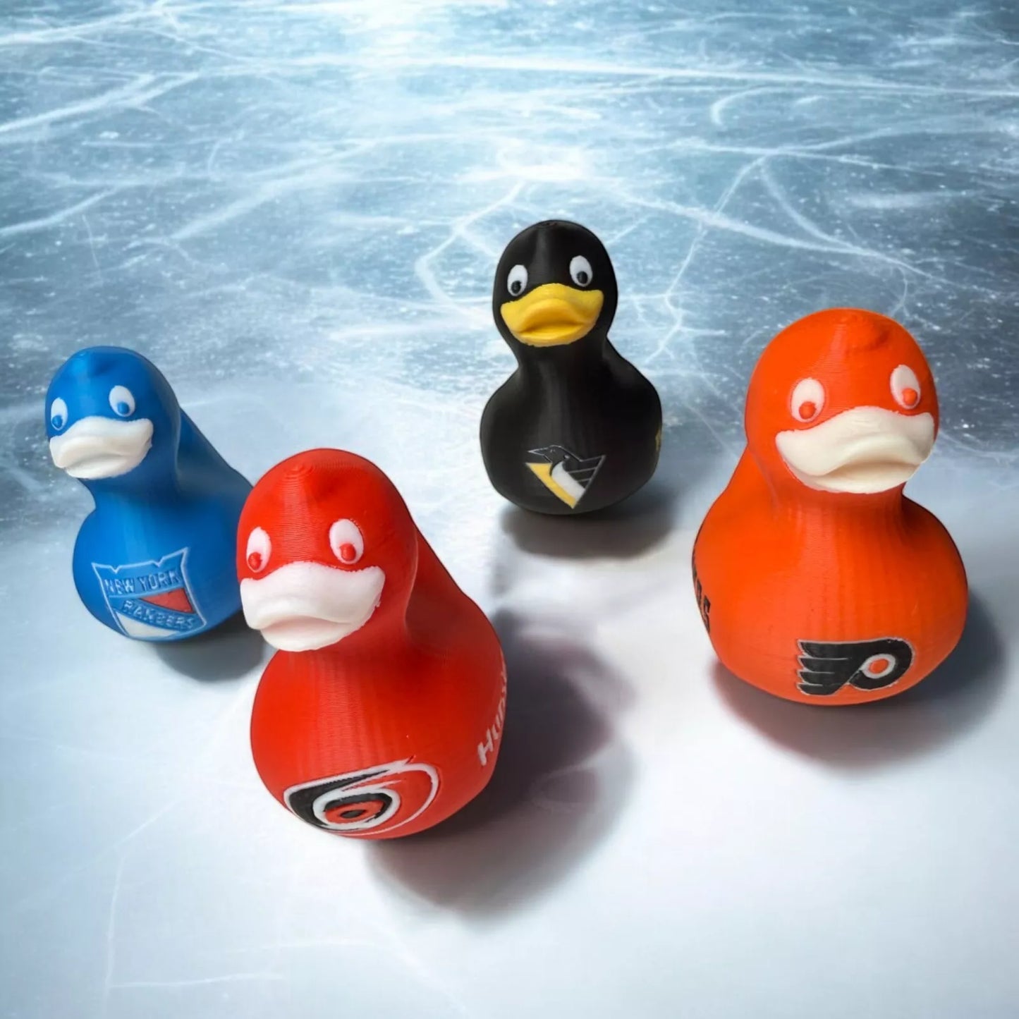 Hockey Ducks 3D-Printed Duck - Jeep Accessory - Rubber Duck - Great for ducking