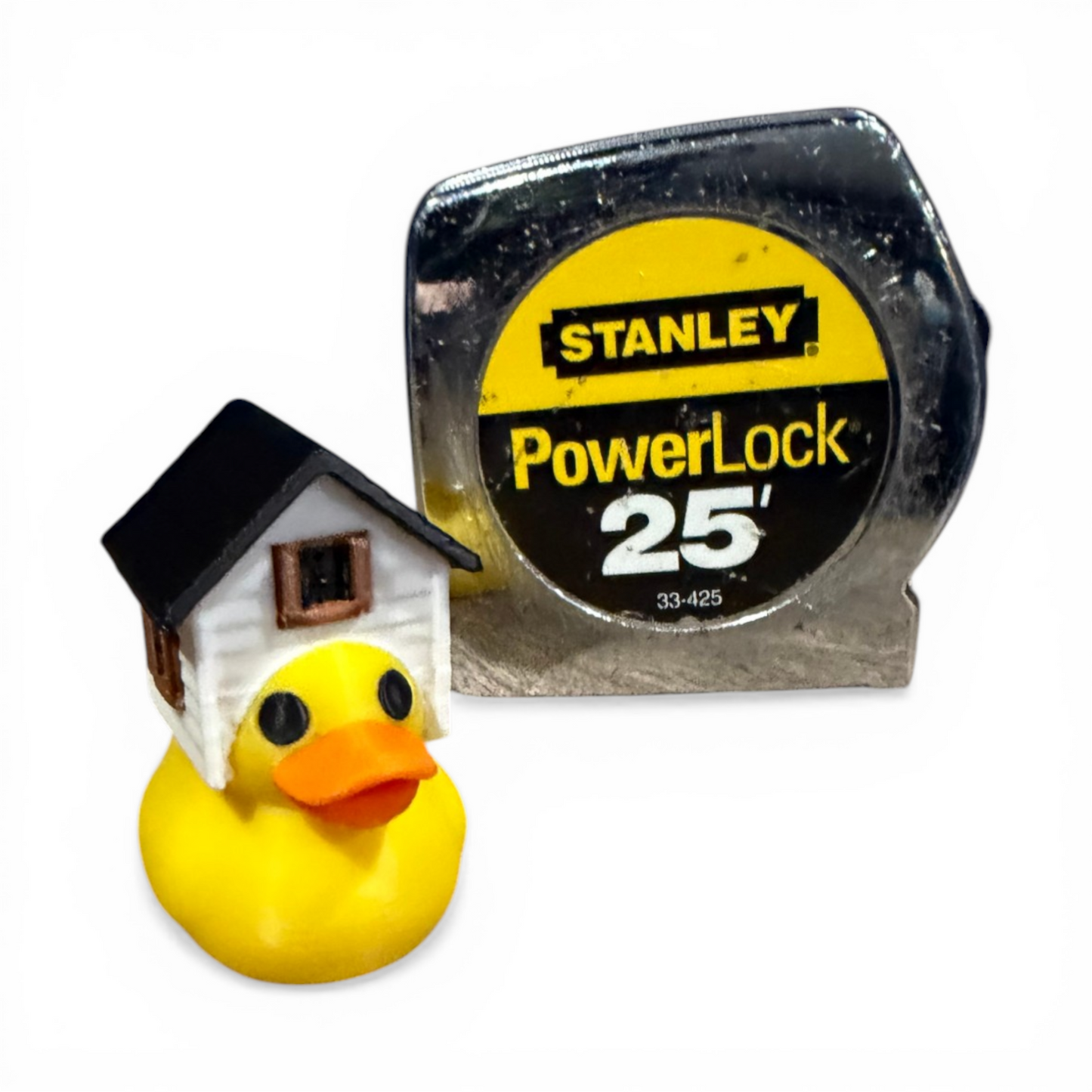 House Duck | Realtor Duck | The Quirky Quack with Real Estate on the Brain 3D-Printed Duck - Jeep Accessory - Rubber Duck - Great for ducking