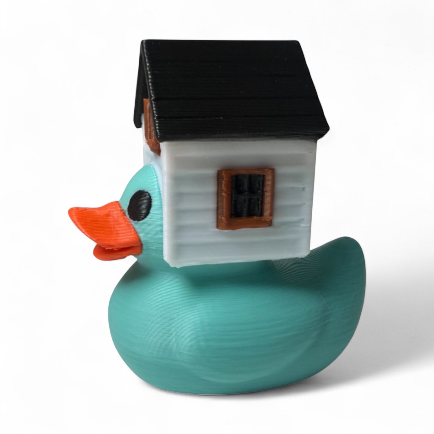 House Duck | Realtor Duck | The Quirky Quack with Real Estate on the Brain 3D-Printed Duck - Jeep Accessory - Rubber Duck - Great for ducking