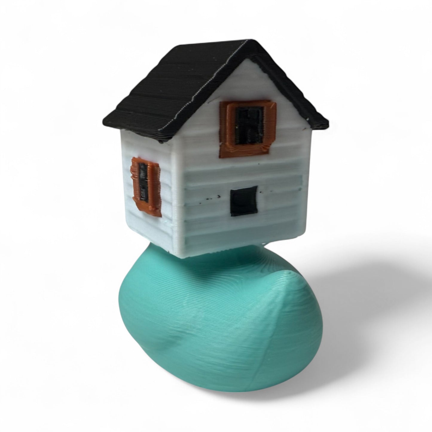 House Duck | Realtor Duck | The Quirky Quack with Real Estate on the Brain 3D-Printed Duck - Jeep Accessory - Rubber Duck - Great for ducking