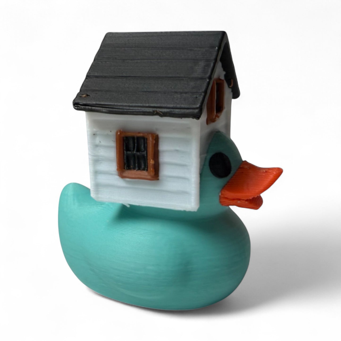 House Duck | Realtor Duck | The Quirky Quack with Real Estate on the Brain 3D-Printed Duck - Jeep Accessory - Rubber Duck - Great for ducking