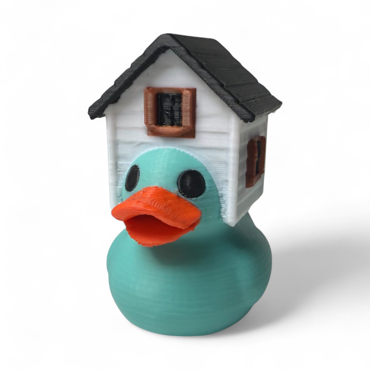 House Duck | Realtor Duck | The Quirky Quack with Real Estate on the Brain 3D-Printed Duck - Jeep Accessory - Rubber Duck - Great for ducking