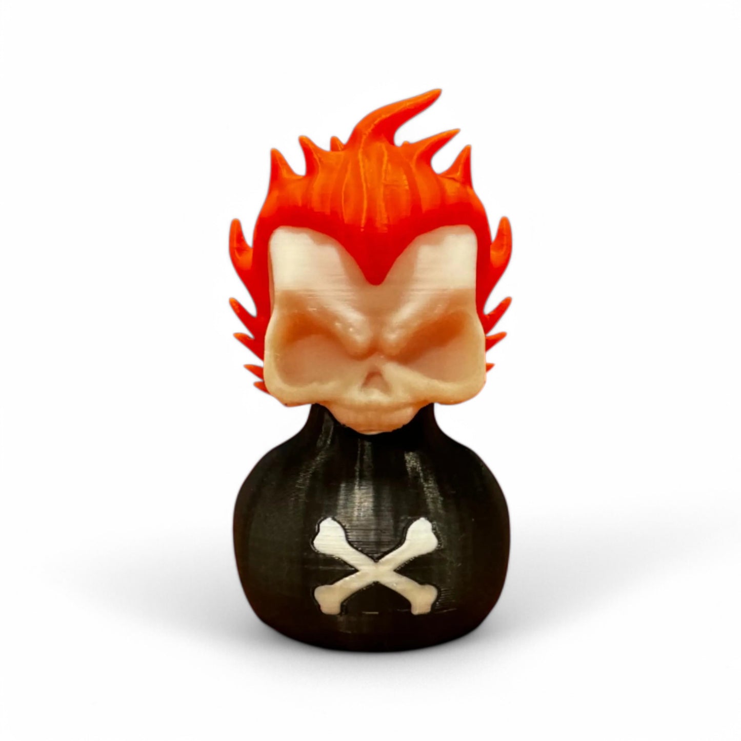 Inferno Skull Duck 3D-Printed Duck - Jeep Accessory - Rubber Duck - Great for ducking