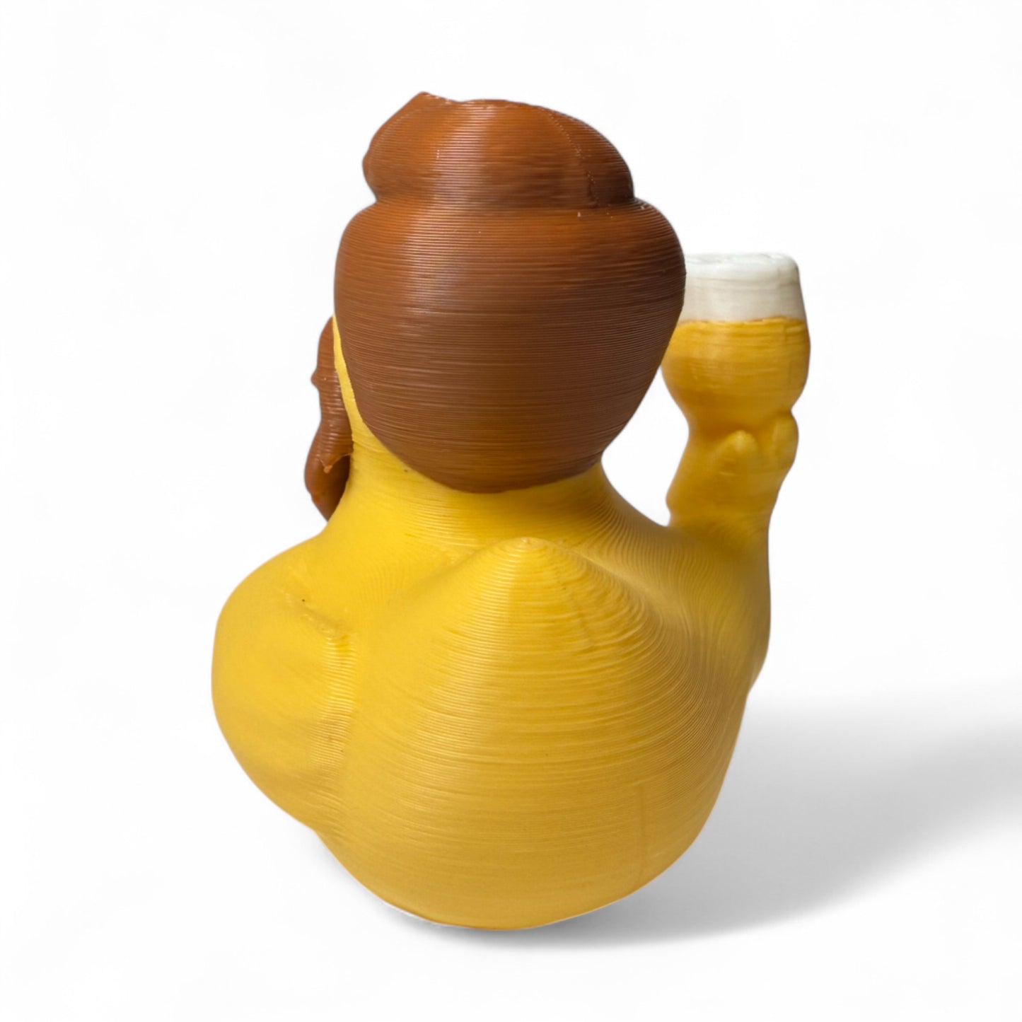 Jamie the IPA Duck – 3D-Printed Beer-Loving Duck with a Crafty Vibe and Mug 3D-Printed Duck - Jeep Accessory - Rubber Duck - Great for ducking
