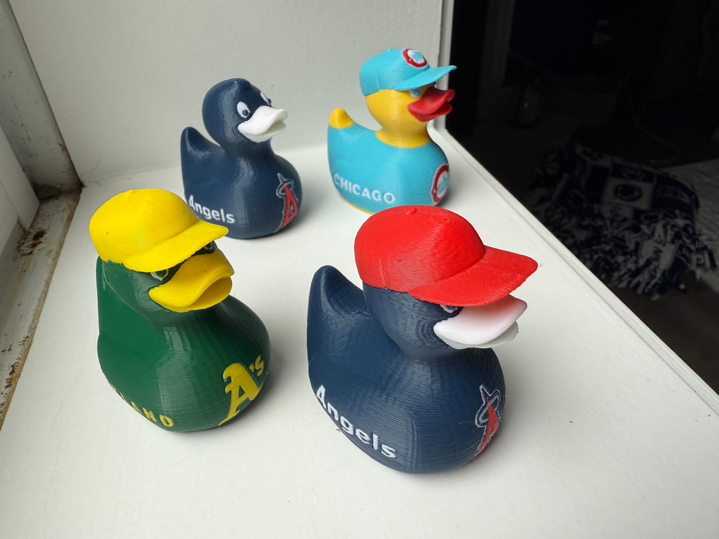 MLB Baseball Ducks - Team Spirit Collectibles 3D-Printed Duck - Jeep Accessory - Rubber Duck - Great for ducking