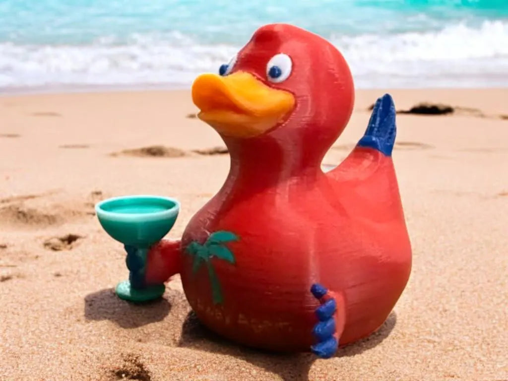 Margarita Phil Duck 3D-Printed Duck - Jeep Accessory - Rubber Duck - Great for ducking