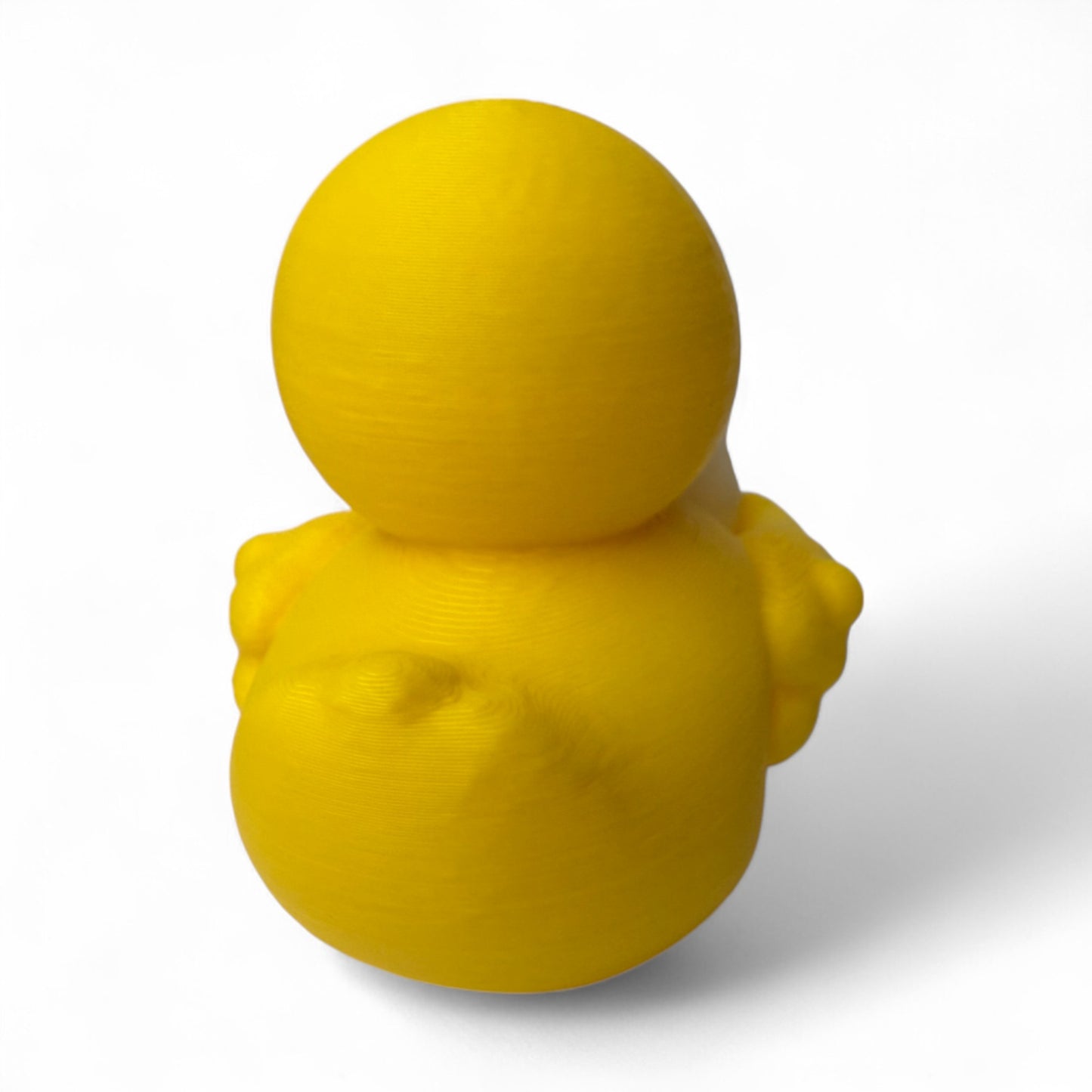 Mom Duck Holding an Egg – 3D-Printed Duck with Sweet Nesting Pose & Spring Energy 3D-Printed Duck - Jeep Accessory - Rubber Duck - Great for ducking