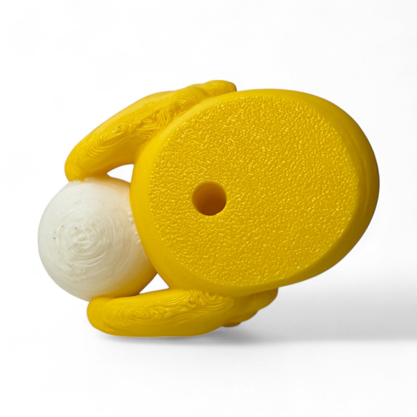 Mom Duck Holding an Egg – 3D-Printed Duck with Sweet Nesting Pose & Spring Energy 3D-Printed Duck - Jeep Accessory - Rubber Duck - Great for ducking