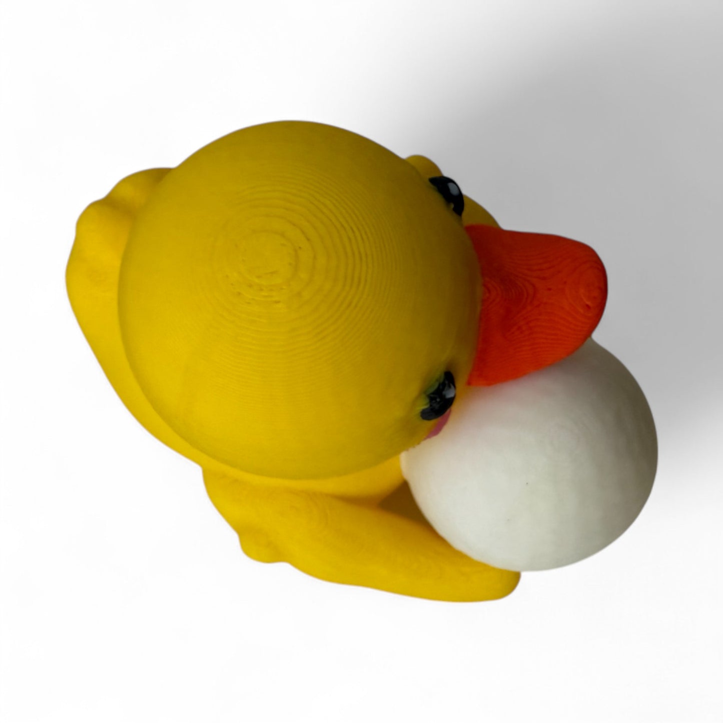 Mom Duck Holding an Egg – 3D-Printed Duck with Sweet Nesting Pose for Vehicle Dashboard 3D-Printed Duck - Jeep Accessory - Rubber Duck - Great for ducking