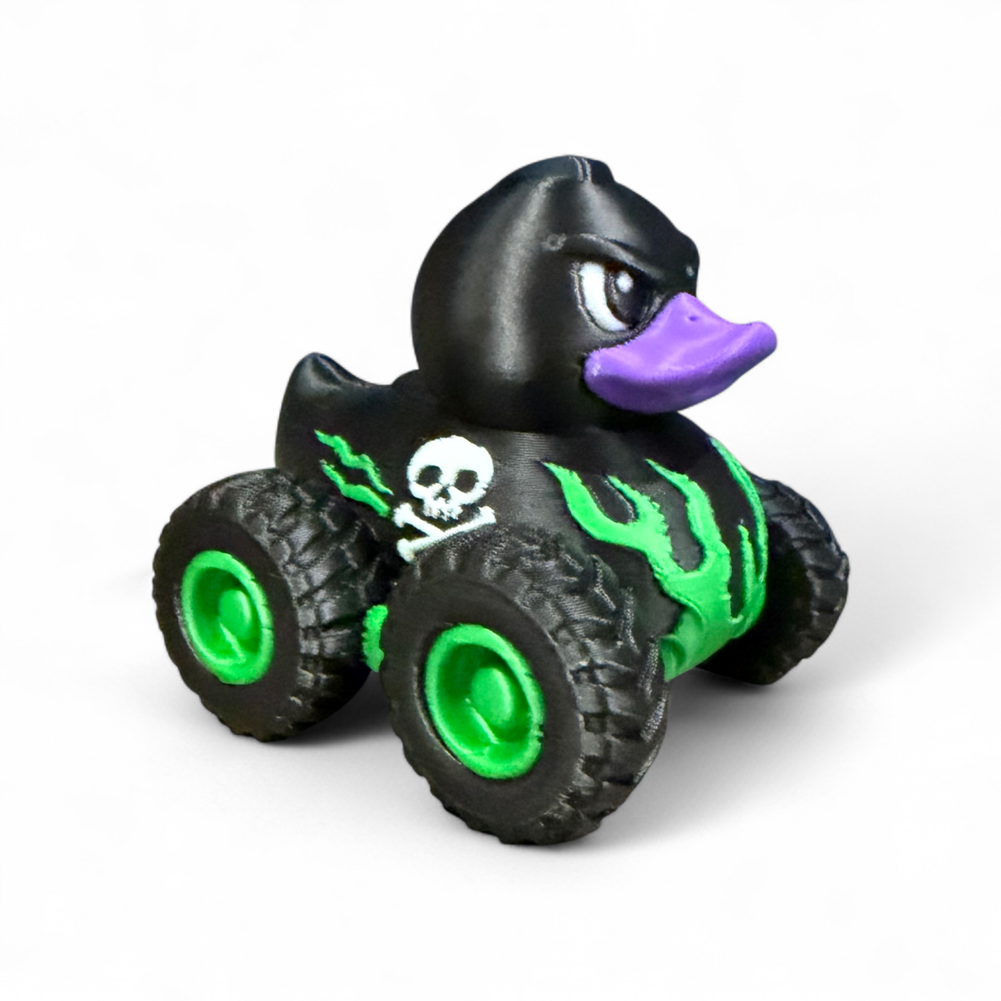 Monster Truck Duck - 3D Printed Collectible Duck for Dashboard Display 3D-Printed Duck - Jeep Accessory - Rubber Duck - Great for ducking