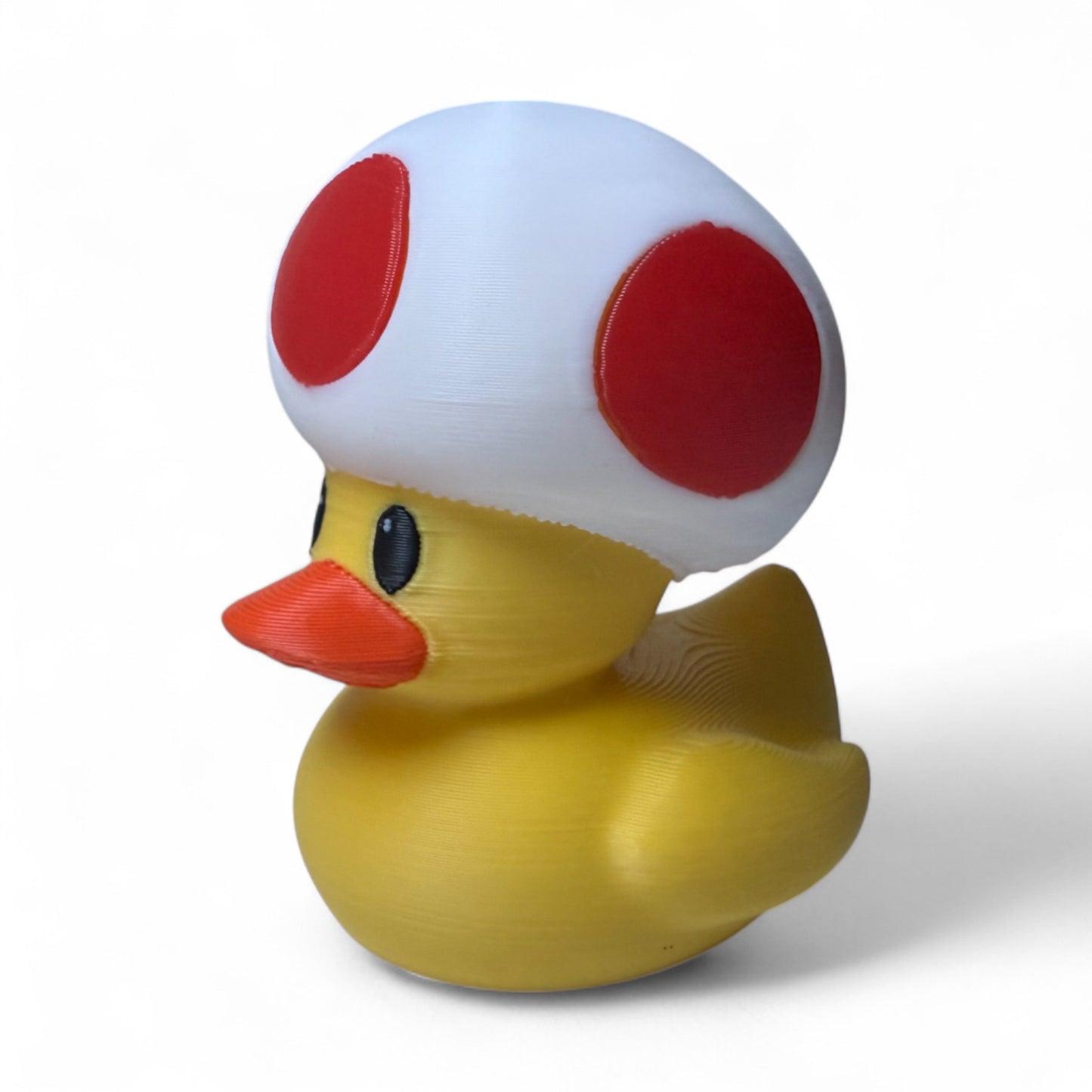 Mushroom Duck – Whimsical Red Cap Duck for Collectors & Off Road Lovers 3D-Printed Duck - Jeep Accessory - Rubber Duck - Great for ducking